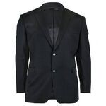 DANIEL HECHTER 40102 SELF STRIPE CHARCOAL COAT-tall range-TALL GUY