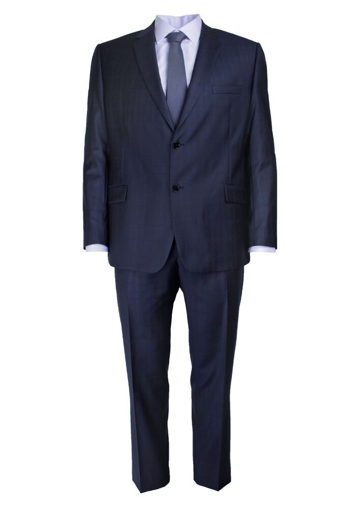 Mens Tailored Fit Blue Self Check Suit Jacket | Compare | Trinity Leeds