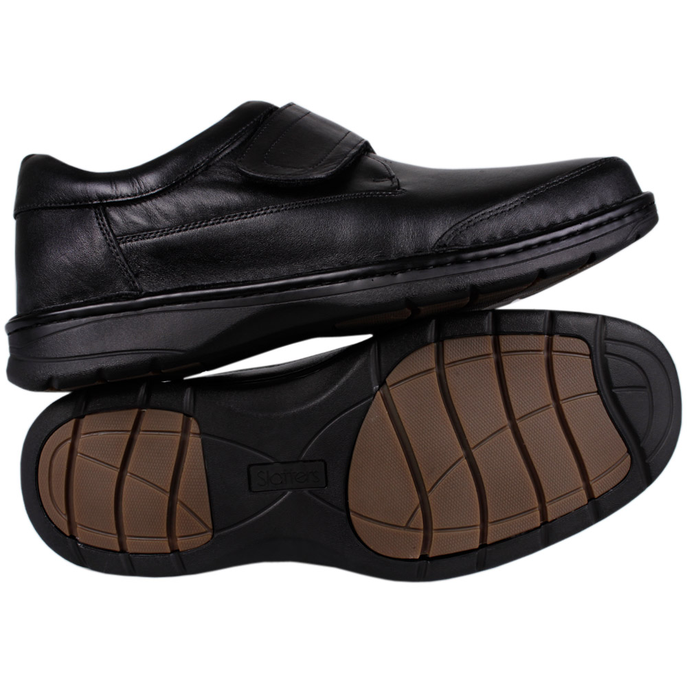 SLATTERS AXEASE VELCRO COMFORT SOLE SHOE MEN S DRESS SHOES BIG SIZE SHOES LARGE FOOTWEAR SIZE 14 SHOES SIZE 15 SHOES SLATTERS BSR