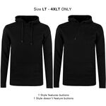 KAM TALL FIT PLAIN HOODY-tall range-TALL GUY