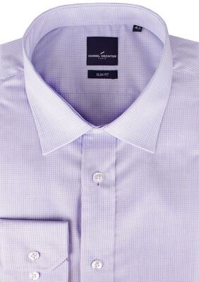 DANIEL HECHTER TALL MINI CHECK L/S SHIRT-tall range-TALL GUY