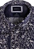 BROOKSFIELD TALL NAVY FLORAL L/S SHIRT -tall range-TALL GUY